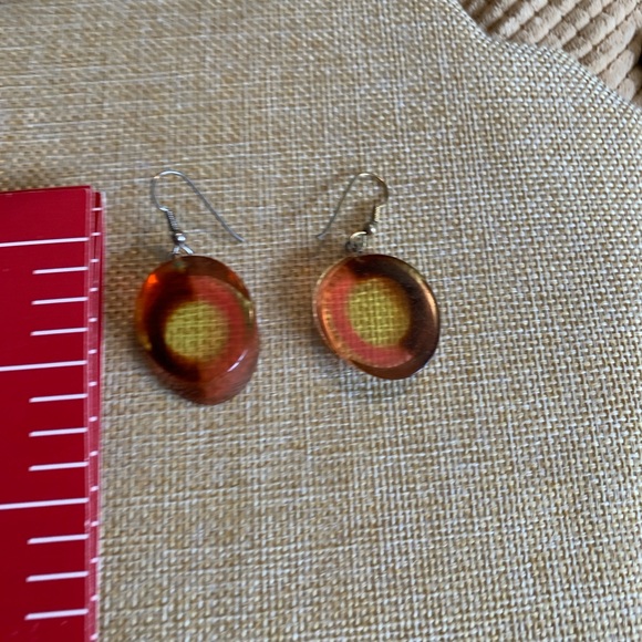 Vintage 60’s and 70’s acrylic earrings. Mod Squad - Picture 3 of 4